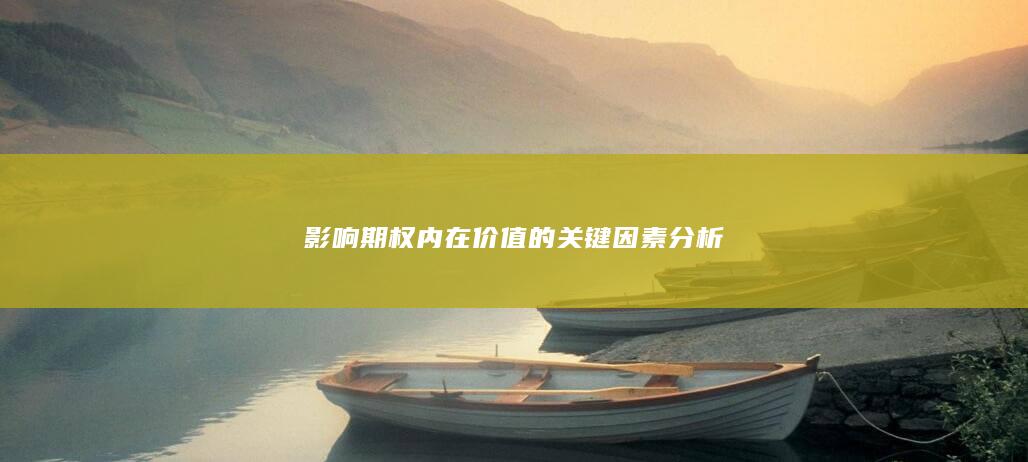 影响期权内在价值的关键因素分析
