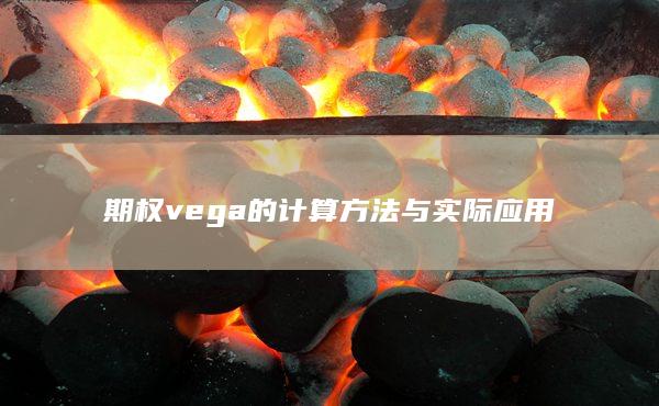 期权vega的计算方法与实际应用