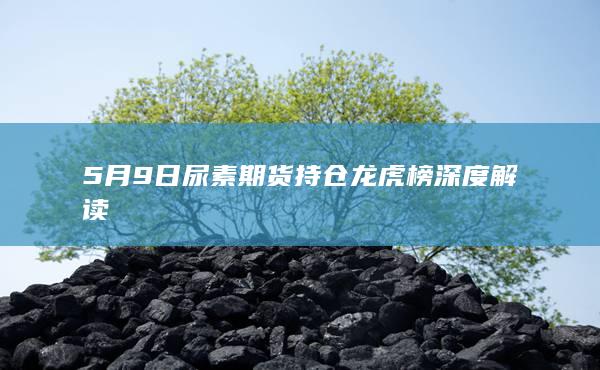 5月9日尿素期货持仓龙虎榜深度解读