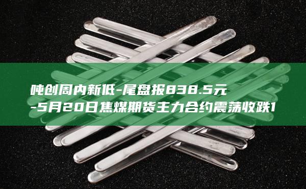 焦煤期货主力