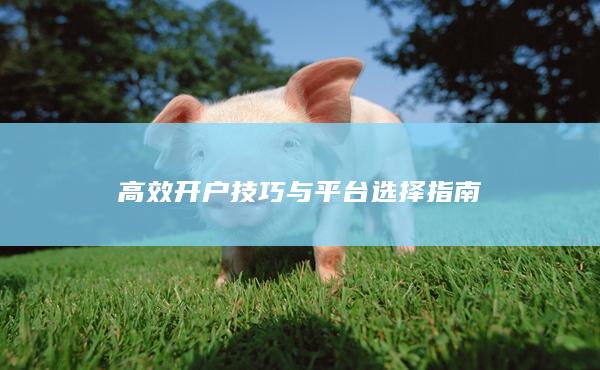 高效开户技巧与平台选择指南