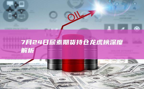 7月24日尿素期货持仓龙虎榜深度解析