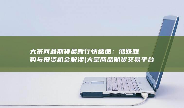 大宗商品期货交易平台